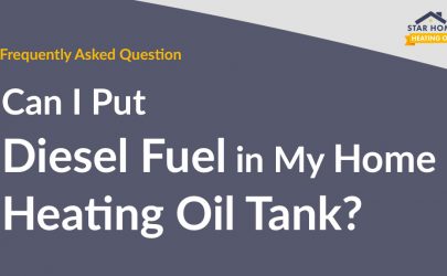 Can I Put Diesel Fuel in My Home Heating Oil Tank